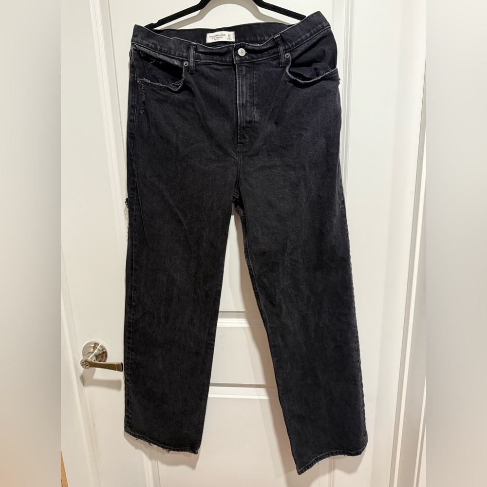 Abercrombie & Fitch High Rise Black Jeans